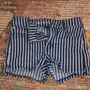 American Eagle Striped Shorts.